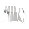 Bacar Door Window Pillar Post Trim Cover Decal Silver PC Plastic for Range Rover HSE 02-12 Car 6pcs view 4