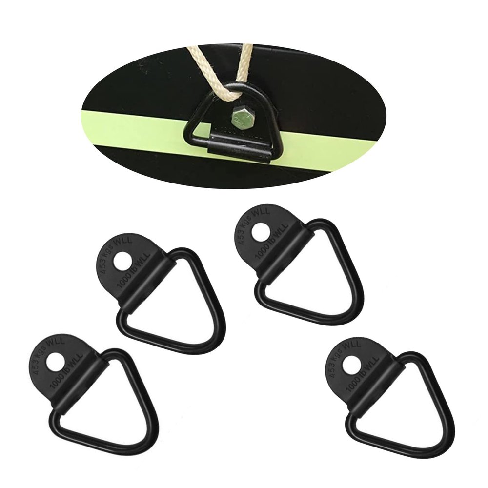 Jitrendo 4 Pcs Tie-Down Anchors, V-Ring Rings Trailers Hook,Truck Bed Hooks for Trailer Truck Pickups, Trailers and Warehouses