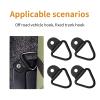 Jitrendo 4 Pcs Tie-Down Anchors, V-Ring Rings Trailers Hook,Truck Bed Hooks for Trailer Truck Pickups, Trailers and Warehouses view 3