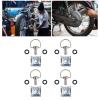 ROYALEAD Motorcycle Quick Releases Race Fasteners 1/4 Turn 14mm 19mm D-Rings Race Fairing Fastener Bolts Screws view 2