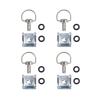 ROYALEAD Motorcycle Quick Releases Race Fasteners 1/4 Turn 14mm 19mm D-Rings Race Fairing Fastener Bolts Screws view 4