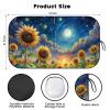 Windshield Sun Shade, Car Sun Shade Windshield, Reflector Sunshade Offers Ultimate Protection for Car Interior, Reflective Polyester Blocks Heat for Sedans, Mini SUVs, Hatchbacks - 57 x 31.5 inches view 2
