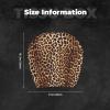 ayvcxui Realistic Leopard Print Car Headrest Covers 2 Pack Universal Car Accessories Car Seat Head Rest Protector for Cars SUV Truck view 3