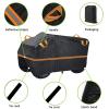 210D 4 Wheeler Cover Compatible with Arctic cat 550 Limited 2013-2015,ATV Cover Waterproof, All-Weather Quad Cover, Wind, dust,rain and Snowproof, Wish Storage Bag(Black Orange) view 3