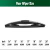 Rear Windshield Wipers Blades,Premium All-Season Wiper blades Replacement for Mitsubishi Outlander GF GG ZJ ZK ZL 2012-2020,Natural Rubber Bayonet,Easy to Install 12 view 4