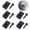 5/10Pcs Car U-Type Screw Base Fastener Clips License Plate Screw Base Nut Mounting Clip Rivets for Engine Bumper view 2