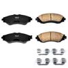 Front Ceramic Brake Pads with Hardware Kit for Chevrolet Spark view 1