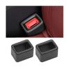 Osilly Car Seat Belt Buckle Holder, 2PCS Vehicle Seatbelt Buckle Booster for Easy Access, Seatbelt Buckling Cover to Make Receptacle Stand Upright for Kids, Universal Automotive Accessories (Black) view 1