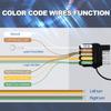 32FT Trailer Wiring Harness Kit, 4 Pin 5 Wire Trailer Wiring Harness view 4