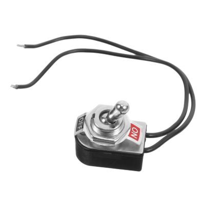 Hemobllo Car Toggle Wire Position off Compact Rocker for Vehicles and Boats Convenient Electrical Control for Lights and Accessories