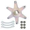 JAVIK Rear Axle Sprocket Mount Hub Collar Holder Kit Compatible with Yamaha Raptor 660 YFM660R 2001 2002 2003 2004 2005,OEM# 5LP-25386-00-00 901160850700 view 4