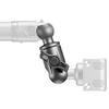 Tackform DURALOCK 20mm Ball and Socket Arm 2 Extension/Dropdown Kit - Short Reach | 6061-T6 CNC Billet Aluminum | NOT Compatible with 1" / B Sized Systems | Purple Knob view 3