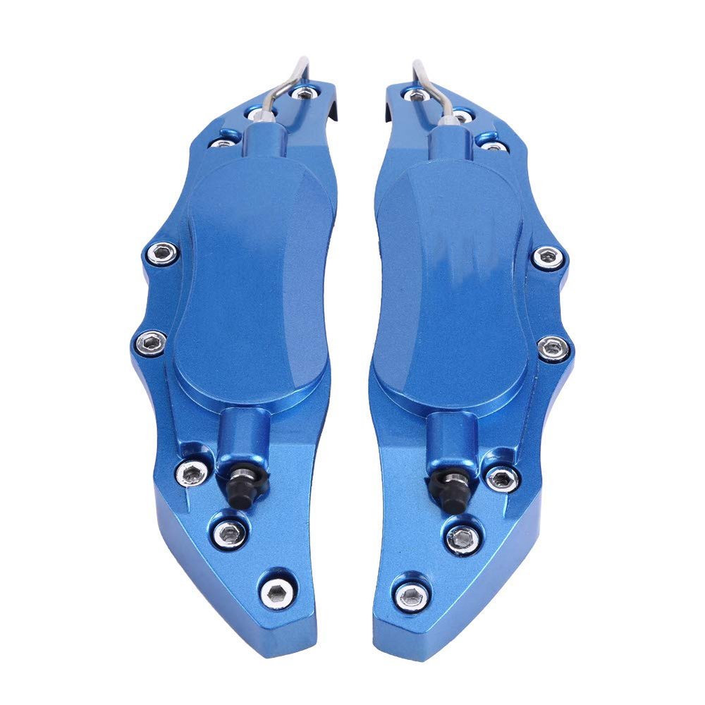 aqxreight Brake Caliper Cover for 16in 17in Wheel Hub 2pc Aluminum Protector Guard Compatible with Select Vehicles