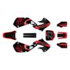 Kalair GFX Graphics Kit for Honda CR125 (1998-1999) and CR250 (1997-1999) FH Series Red-Shift 16 Mil - On/Off the Road - Dirt pit bike motorcycle sticker, dirtbike racing decal motocross no-plastics view 1