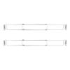 RV Shower Corner Storage Bar for 2pcs Adjustable Stainless Steel Adhesive 12.5 to 22.5in RV Refrigerator Shelves Bar for Trailer Yacht view 3
