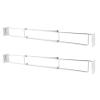 RV Shower Corner Storage Bar for 2pcs Adjustable Stainless Steel Adhesive 12.5 to 22.5in RV Refrigerator Shelves Bar for Trailer Yacht view 4