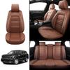 PACKMACH Seat Covers for Kia Sorento 2003-2025 | 5-Seats Leather Seat Covers, Easy to Install Automotive Seat Covers Full Set (Full Set, Coffee) view 2