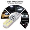 JRQLOV T10 3014 24SMD W5W LED Silicone 12V Waterproof 194 168 Super Bright 8000K White Car Light Bulbs for Reading Lights Front Lights Indicator Stop Lights Panel Light License Plate Lights view 4