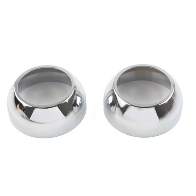 CNxinn10 Motorcycle Aluminium Fork Boot Cap Covers 41mm Chrome for Harley for Sportster Dyna Low Rider Sport Glide