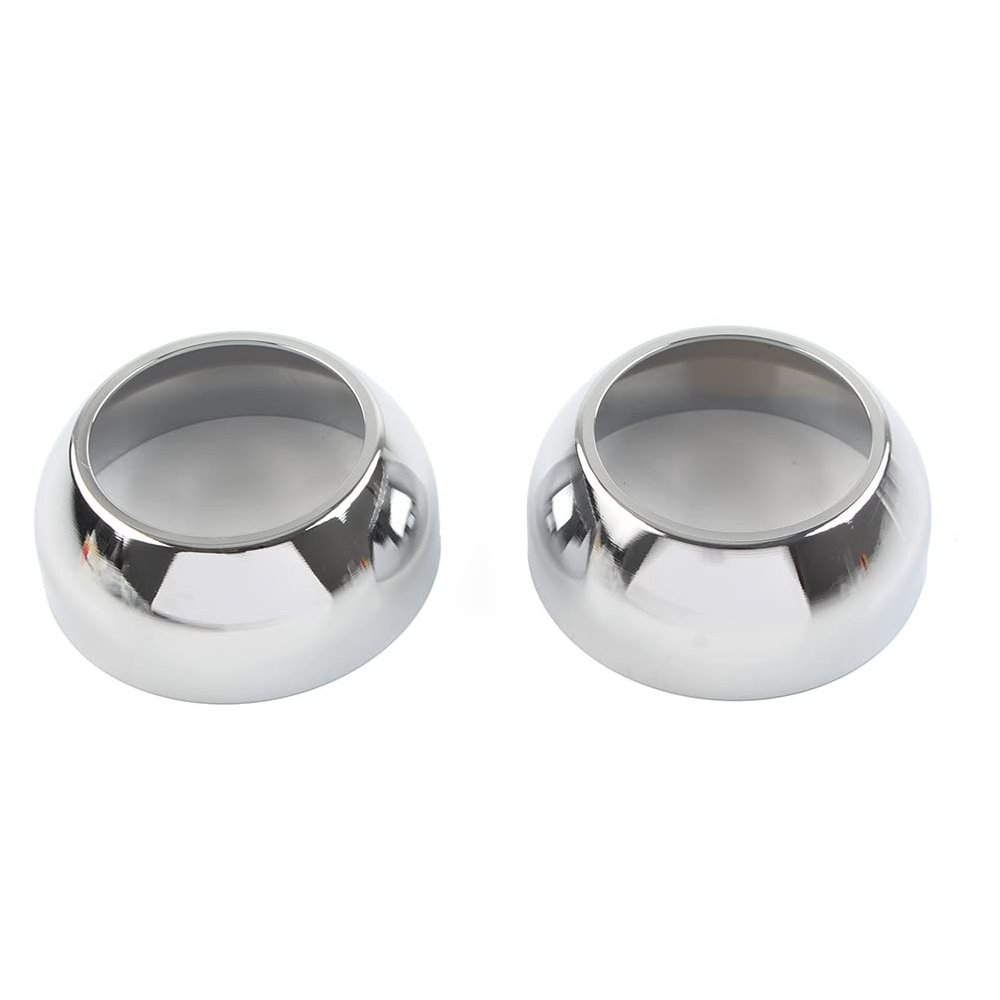 CNxinn10 Motorcycle Aluminium Fork Boot Cap Covers 41mm Chrome for Harley for Sportster Dyna Low Rider Sport Glide