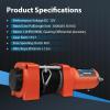 TFGCSG 3000LBS winch kits,12V winch 3000LBS Synthetic Rope Winch view 4