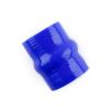XAJINGSU Silicone Straight Hump Coupler Hose, 4-Ply, 5.4mm Wall Thickness, 3'' Length(76mm) 11 Colors (Gloss Blue, ID 2.5'' (64mm)) view 3
