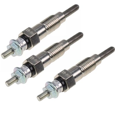 YESAY 3pcs Glow Plug AT110814 M87919 Compatible with John Deere 670 770 2210 4010 4100 375 3375