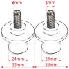 ZHOUkuiyin Motorcycle Accessories 6MM Swingarm Spools Slider Stand Screws Compatible with Yamaha YZFR1 YZFR3 YZFR6 YZF R6 R3 R1 YZF-R6 YZF-R3 YZF-R1 view 4