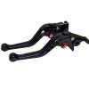 HYEPIVOT Fit 2004-2008 YZF R1, (2005-2016 YZF R6), (2006 R6S Canada Version), 2006-2007 R6S Europe Version Short Brake Clutch Levers Black view 1