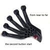 HYEPIVOT Fit 2004-2008 YZF R1, (2005-2016 YZF R6), (2006 R6S Canada Version), 2006-2007 R6S Europe Version Short Brake Clutch Levers Black view 4
