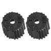 beler 2Pcs Black GPS Navigation System Volume Knob Gear Fit for Toyota Highlander 2009-2013 view 1