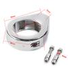 Rbanna1 39mm 2pcs Fork Clamp Turn signal Clamps for Harley For Softail Mount Bracket, Chrome view 2