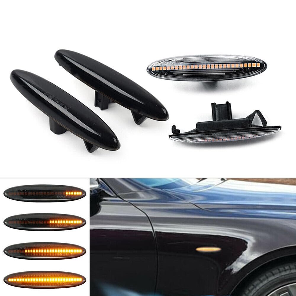 JKAPCYJFHF Dynamic LED side marker turn signal lights fits for Toyota for Lexus IS250 350 SC430 E350-
