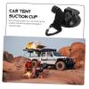Gatuida 4pcs Heavy Duty Suction Cup Hooks for Car Tents Camping SUV Tailgate Tent Rv Awning Outdoor Automotive Essentials view 4