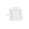 Reflective Road Markers ABS Raised Pavement Studs 4 Pack view 2