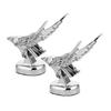 BUGUUYO 2pcs Car Hood Ornament Metal Decoration for Trucks and Cars Easy to Install Realistic Design for Enhanced Vehicle Aesthetic Appeal view 1