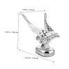 BUGUUYO 2pcs Car Hood Ornament Metal Decoration for Trucks and Cars Easy to Install Realistic Design for Enhanced Vehicle Aesthetic Appeal view 2