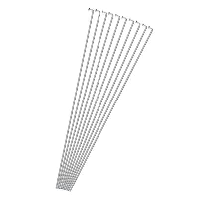 10Pcs Stainless Steel 14G Spokes Road Bike Cycle 250/255/258/261/263/265/275/296mm Nipples Accessories(10pcs -250MM)