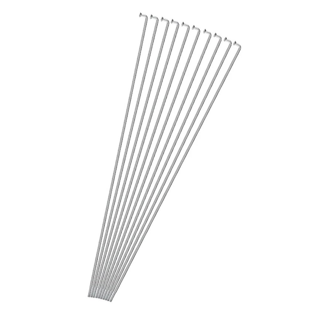10Pcs Stainless Steel 14G Spokes Road Bike Cycle 250/255/258/261/263/265/275/296mm Nipples Accessories(10pcs -250MM)