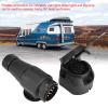 Zohisin 13 pin Trailer Plug Brass 14 010 08 12v 13pin Trailer Plug Socket Connector Adapter Bracket for Trailer Towing towbar Brass Trailer Plug view 2