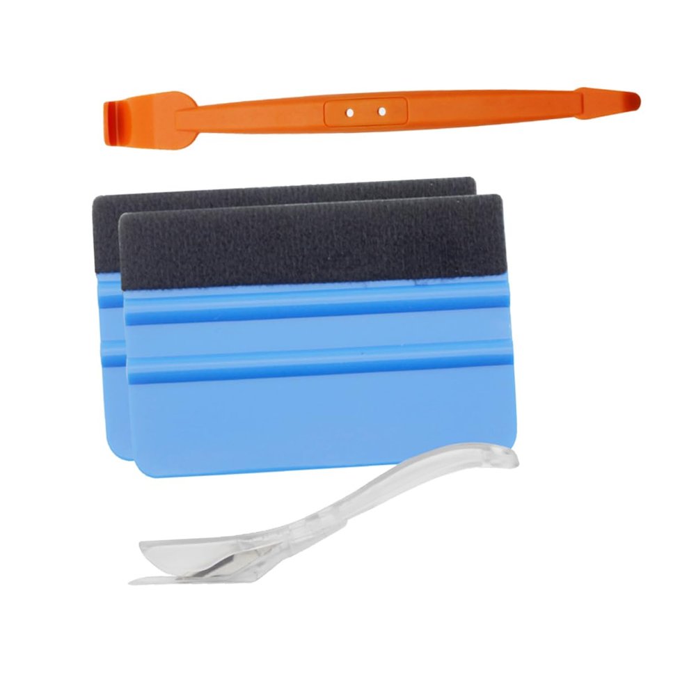 SKISUNO Kit Change Tool Long Handle Squeegee Tint Squeegee for Automotive Vinyl Wraps and Auto Sticker Installation