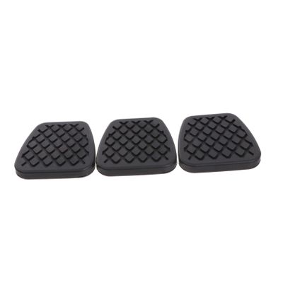 MOLUCKFU 3pcs Nonslip Rubber Brake Clutch Pedal Pads for Cars Easy Installation Replacement Accessories for Enhanced Driving Safety and Comfort