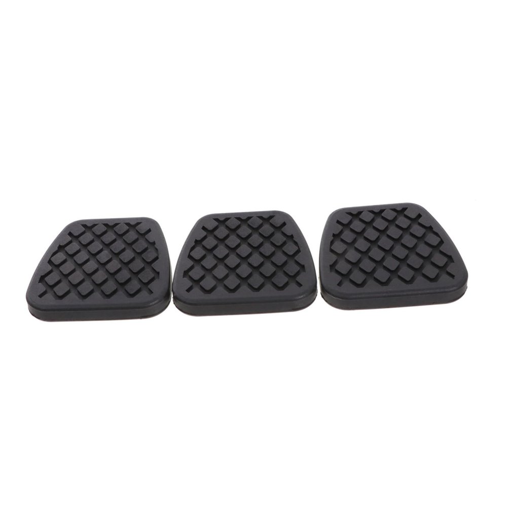 MOLUCKFU 3pcs Nonslip Rubber Brake Clutch Pedal Pads for Cars Easy Installation Replacement Accessories for Enhanced Driving Safety and Comfort