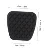 MOLUCKFU 3pcs Nonslip Rubber Brake Clutch Pedal Pads for Cars Easy Installation Replacement Accessories for Enhanced Driving Safety and Comfort view 2