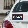 VOTANTA (7.5"x3.75") 86 47 Not My President Bumper Sticker, Anti Felon 47th US Presidential Election Bumper Stickers, Funny Political Decals Democrats Gifts, Decal for Car Truck Window view 3