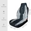 HKMNTGD Car Seat Covers for Front Seats Printed 2 Pack, White Angel Wings Cloth Washable Car SeatCover for Auto Truck Van SUV Interior Accessories view 2