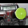 AKMCBSH Funny Lime Spare Tire Cover Wheel Protectors Waterproof Fruits Wheel Covers Universal Fit for RV SUV Truck Camper Travel Trailer Accessories 14 inch view 3
