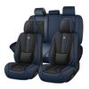 BYXN Car Seat Covers for Honda Fit 2007-2020 Full Seat Cover-Black&Blue view 1