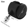 4Pcs Caster Wheels for Electric Oil Heater Replacement Compatible for Midea, 8mm Thread(Without Brake) view 2
