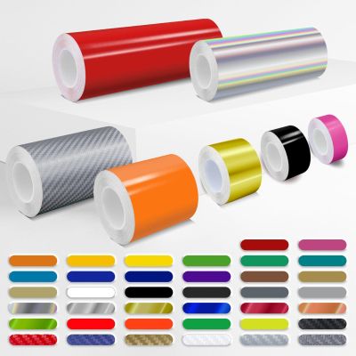 Self-Adhesive Vinyl Pin Stripe Roll Decal Sticker Tape 32ft 9.80m - GOLD, 8.0" | 203mm, Universally Compatible for Cars, Trucks, Vans, Motorcycles, Bikes, Helmets, Arts & Crafts
